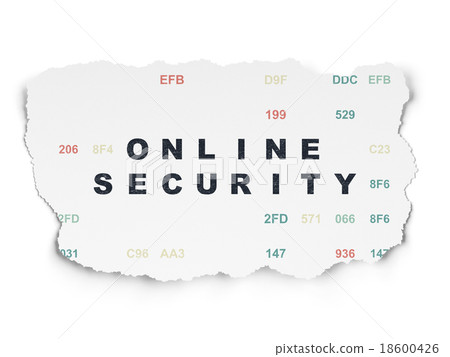 Safety concept: Online Security on Torn Paper Safety concept: Online Security on Torn Paper 18600426