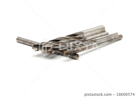 drill on the white background drill on the white background 18600574