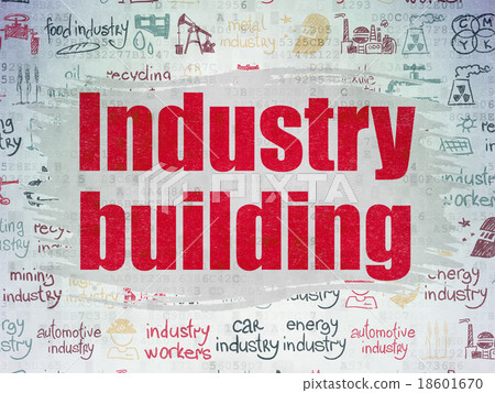 Manufacuring concept: Industry Building on Digital Manufacuring concept: Industry Building on Digital 18601670