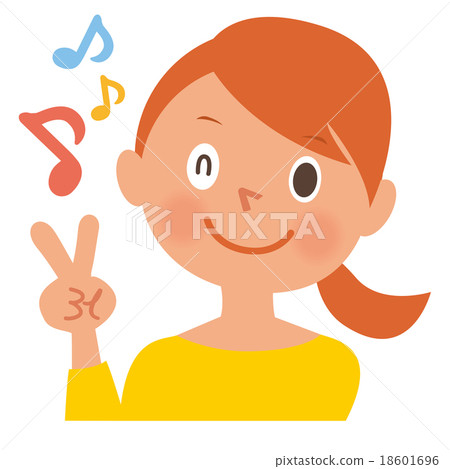 Pop women _ V sign 18601696