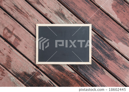 Chalkboard on old wooden 18602445
