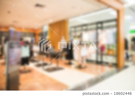 blurred image of shopping mall blurred image of shopping mall 18602446