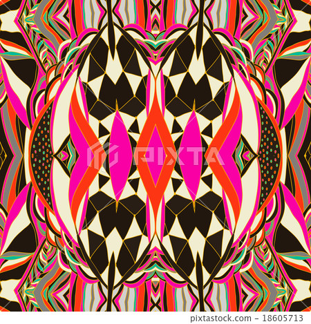 Traditional ornamental paisley bandanna.  18605713