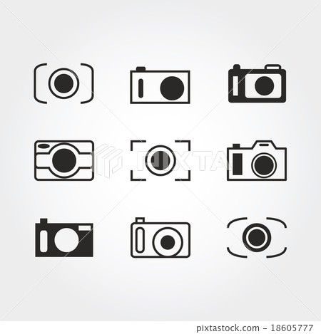 camera icons camera icons 18605777