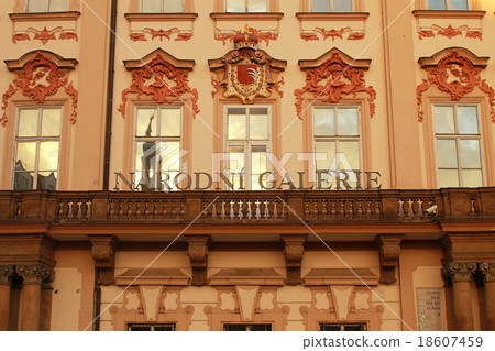 facade of National Gallery , Prague 18607459