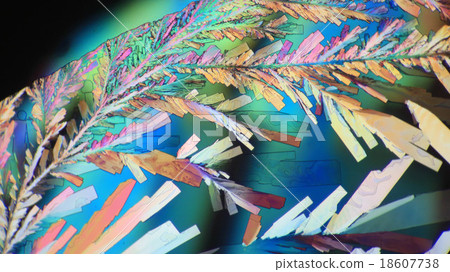 Crystal micrograph of vitamin c 18607738