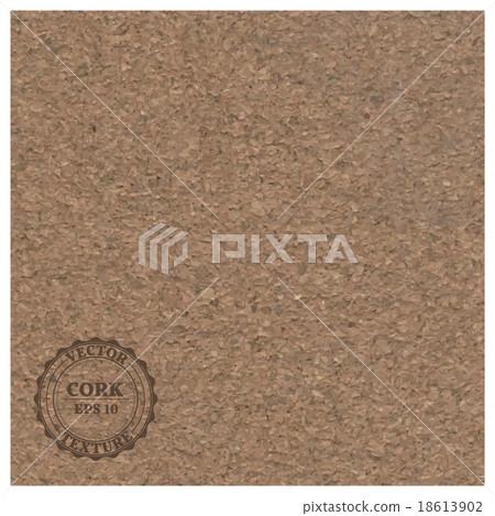 Texture cork, vector illustration. 18613902