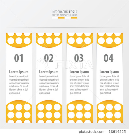 template design  yellow color 18614225