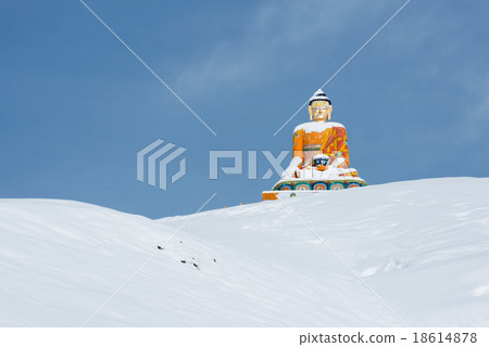 Buddha statue at Langza Village, Spiti valley 18614878