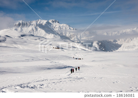 Winter Trekking in Spiti Valley, India 18616081