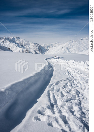 Winter Trekking in Spiti Valley, India Winter Trekking in Spiti Valley, India 18616094