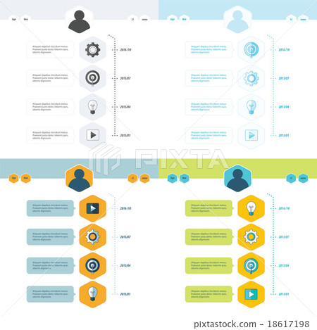 set of timeline design set set of timeline design set 18617198