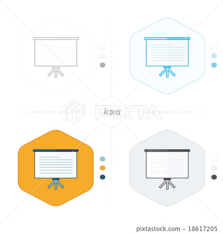 presentation icon. Vector 4 design presentation icon. Vector 4 design 18617205
