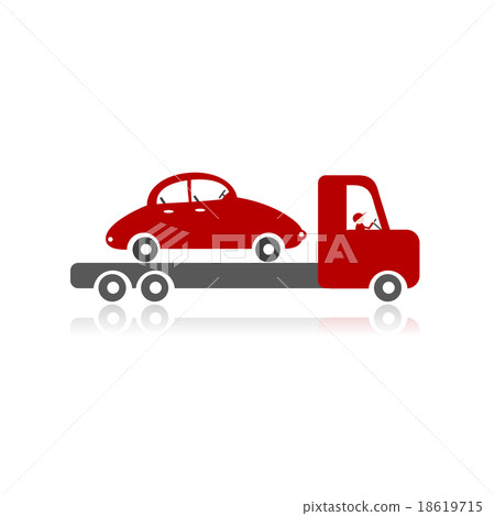 Evacuator with car for your design Evacuator with car for your design 18619715