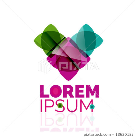 Logo, abstract geometric business icon 18620182
