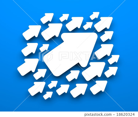 Background with arrow 18620324