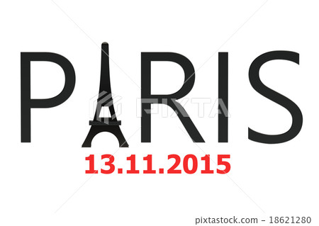 Paris attacks november 2015 concept 18621280