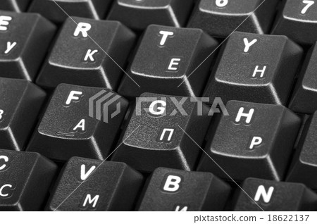 Electronic collection - detail computer keyboard 18622137