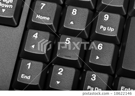 numeric keypad on the computer keyboard 18622146