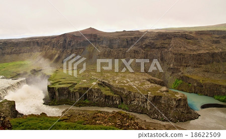 The waterfall in Iceland 18622509