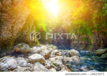 Martvili canyon in Georgia Martvili canyon in Georgia 18623075