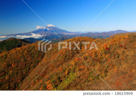 Tanzawa·Nabe山和富士山 18623909