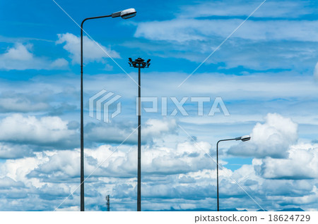 street light on the sky 18624729