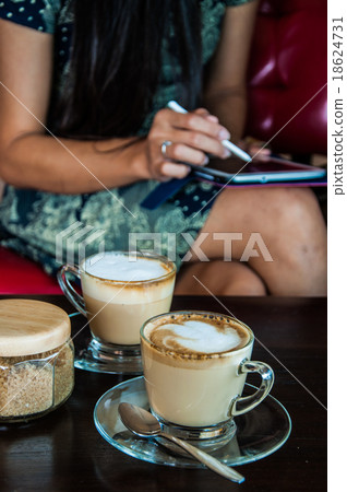 Work with Coffee Work with Coffee 18624731