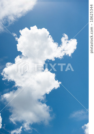 Blue sky with clouds 18625344