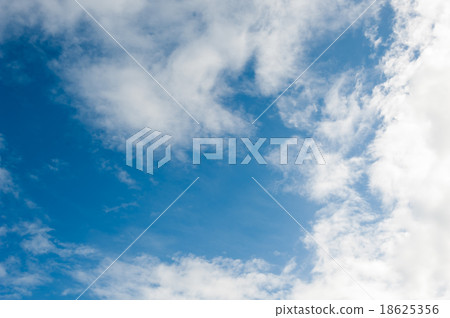 Blue sky,white clouds 18625356