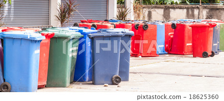 Color Trashcan 18625360