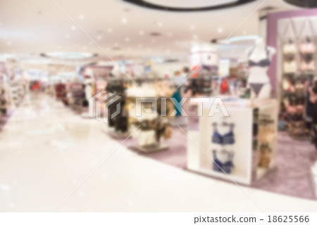 blurred image of underware zone in shopping mall blurred image of underware zone in shopping mall 18625566