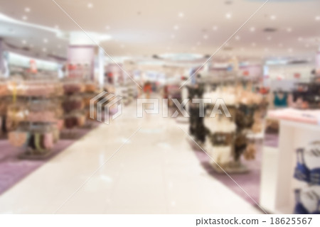 blurred image of underware zone in shopping mall blurred image of underware zone in shopping mall 18625567