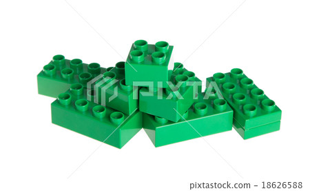 Plastic building blocks 18626588