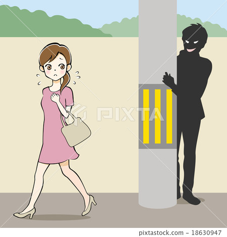 Women and stalkers - Stock Illustration [18630947] - PIXTA