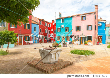 The island of Burano. Italy. The island of Burano. Italy. 18631827