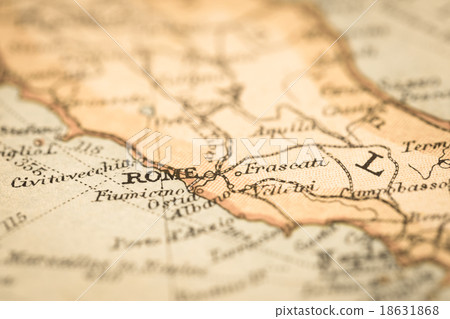 Old map Italy · Rome Old map Italy · Rome 18631868