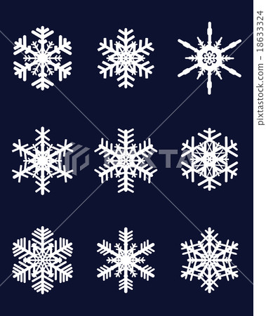 white snowflakes white snowflakes 18633324
