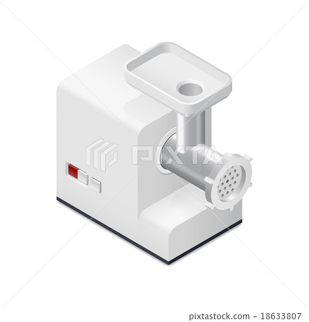 Meat mincer detailed isometric icon 18633807