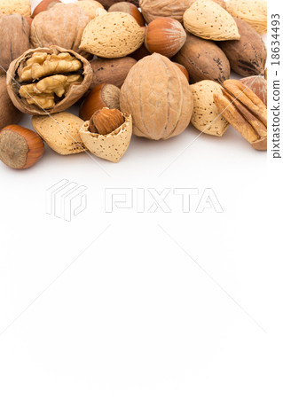 Mixed nuts (almonds, walnuts, pecans, hazelnuts Mixed nuts (almonds, walnuts, pecans, hazelnuts 18634493