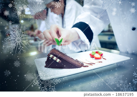 Composite image of snow 18637195