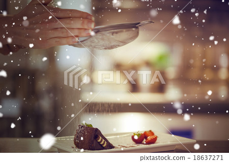 Composite image of snow 18637271