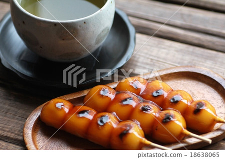 御手洗串燒餃子和熱茶 18638065