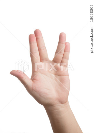 Well known hand signal from a TV series Well known hand signal from a TV series 18638805