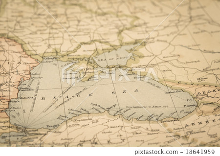 老地圖黑海 老地圖黑海 18641959