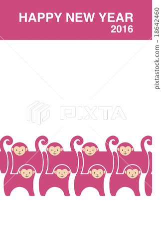 New Year's card 2016 18642460
