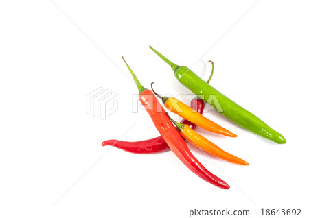 Colorful hot chilli Colorful hot chilli 18643692