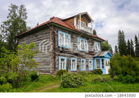 Old log house among the trees Old log house among the trees 18643880