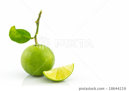 Limes whole and slices. Limes whole and slices. 18644219