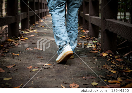 Man walking Man walking 18644300